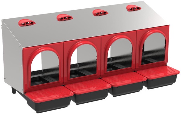 Ponedero Metalico Platinum 4 Departamentos Ponedero Metalico Platinum 4 Departamentos